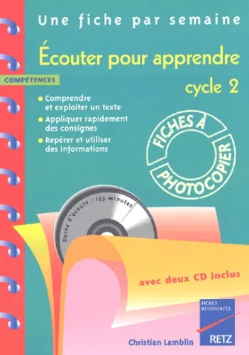 Ecouter pour apprendre, cycle 2, Christian Lamblin